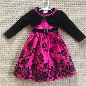 *SOLD*Nannette Magenta Dress, Size 2T